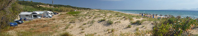 Kastro Kilinis, beach