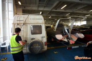 Anek, on the ferry