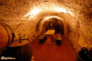 Hungary, Tokaj town, Tokaj Museum, cellars