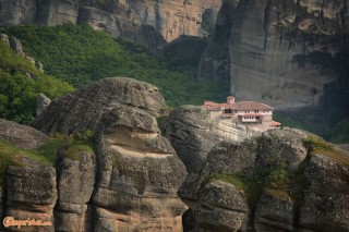 Greece, Meteora, Roussanou Monastery