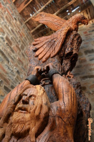 Crete, Axos, Wooden sculpture museum