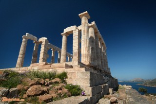 Greece, Cape Sounion, Poseidon temple
