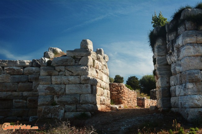 Greece, Attica, Ramnous archaelogical site