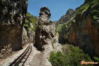 Greece, Peloponnese, Vouraikos Gorge