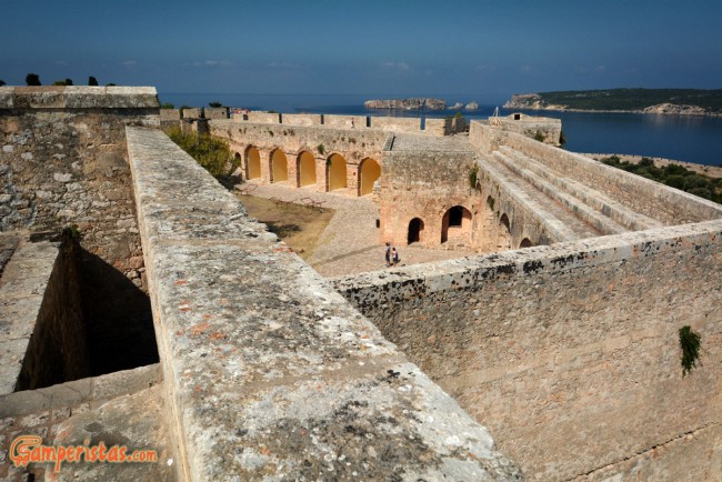 Greece, Peloponnese, Pylos Castle