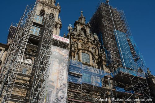 La famosa cattedrale di Santiago. Anche se in ristrutturazione, rimane impressionante.