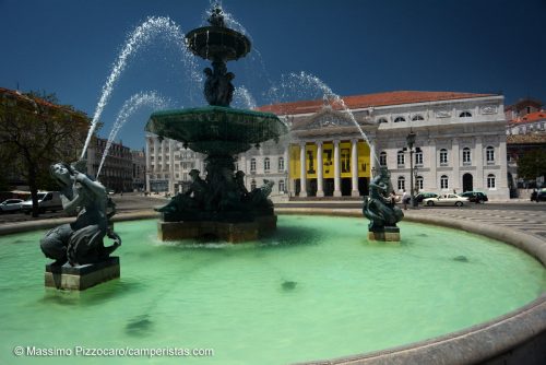 Lisbona, piazzo Rossio