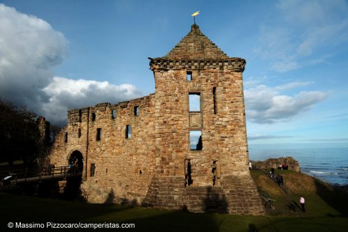Il castello di St. Andrews o quello che ne rimane.